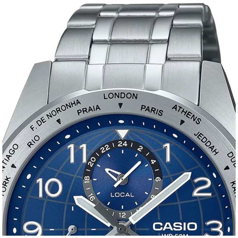 Casio Enticer Standard Blue Dial Men's Watch | MTP-W500D-2AV